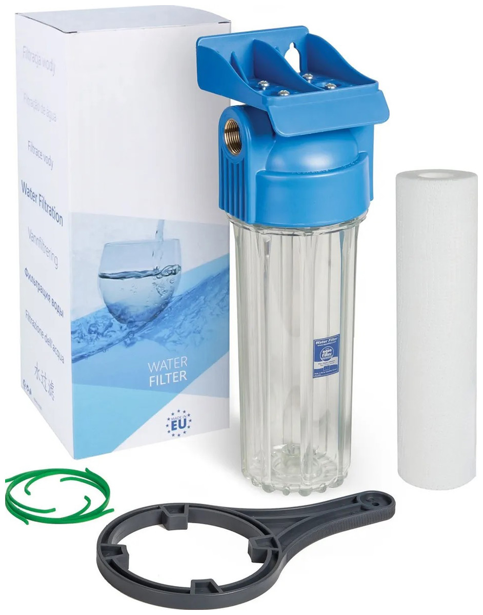 Магистральный фильтр для холодной воды Aquafilter 10SL, 1/2'', FHPR12-HP1, 545 magistralnyy filtr aquafilter hhbb10b