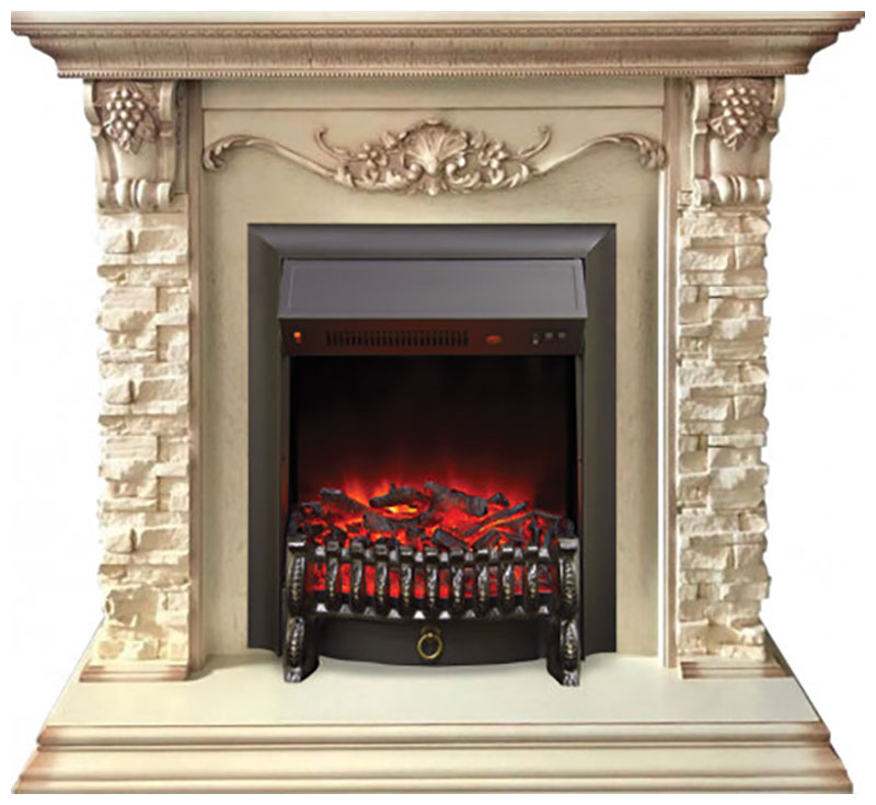 Изображение товара Каминокомплект электрический Realflame PATRICIA STD/EUG WT FOBOS BL стиль англо-ирландский