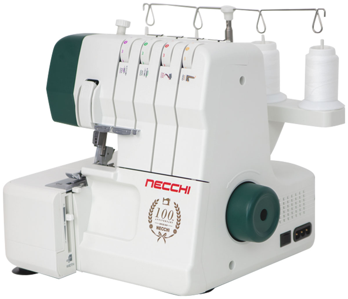 

Оверлок Necchi 4537, белый/зеленый
