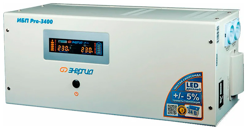 

Источник бесперебойного питания Энергия Pro-3400 24V, Белый