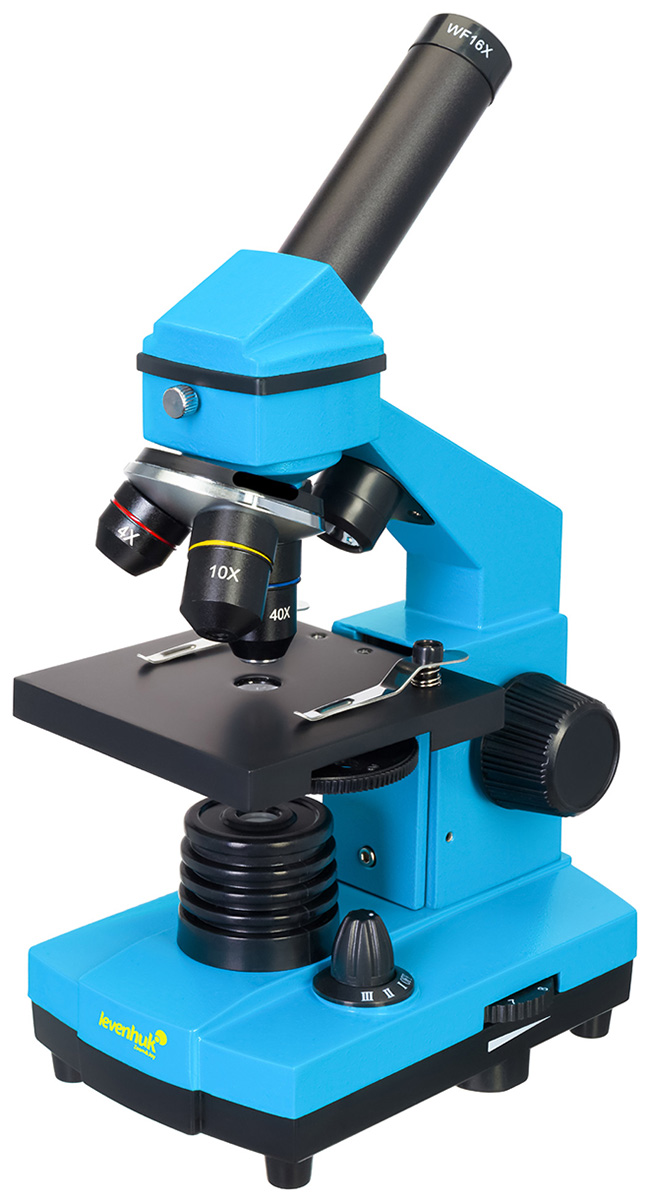 Изображение товара Микроскоп Levenhuk Rainbow 2L PLUS Azure Лазурь (69043)