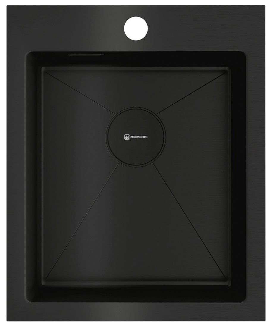Изображение товара Кухонная мойка Omoikiri Akisame 41-GB нерж.сталь/графит (4997011) Изображение товара Кухонная мойка Omoikiri Akisame 41-GB нерж.сталь/графит (4997011)