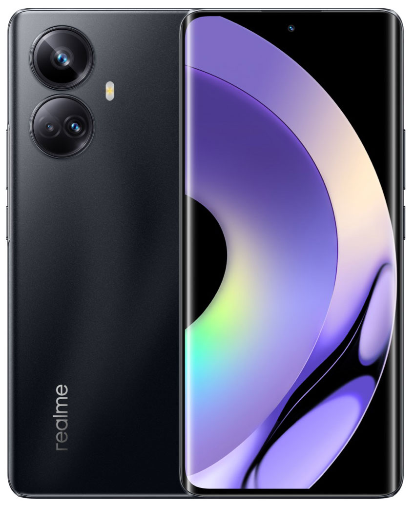 Смартфон Realme 10 Pro+ 5G RMX3686 128Gb 8Gb черный 3G 4G cltgxdd 5 шт лот новая розетка для huawei honor 6 h60 разъем для чтения sim карт слот для лотка