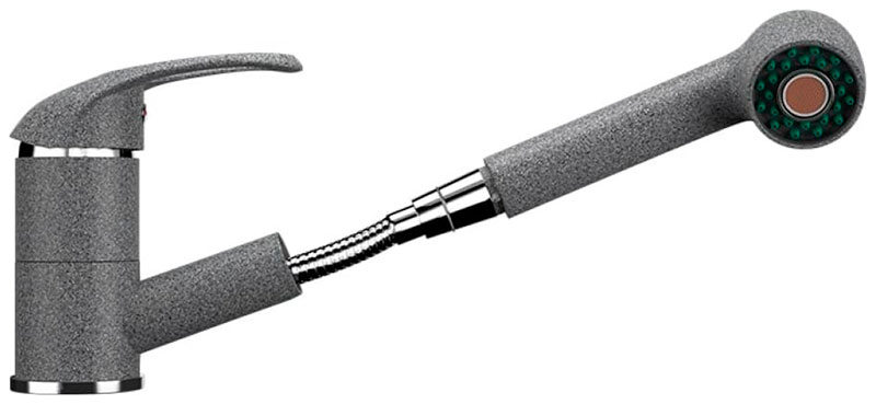 

Кухонный смеситель Ulgran U-002/темно-серый U-002-309