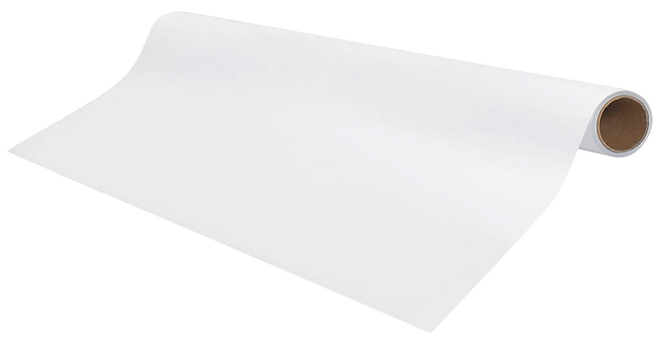 Изображение товара Доска-пленка маркерная Brauberg самоклеящаяся в рулоне, БЕЛАЯ 90х200 см, маркер и салфетка (237836)