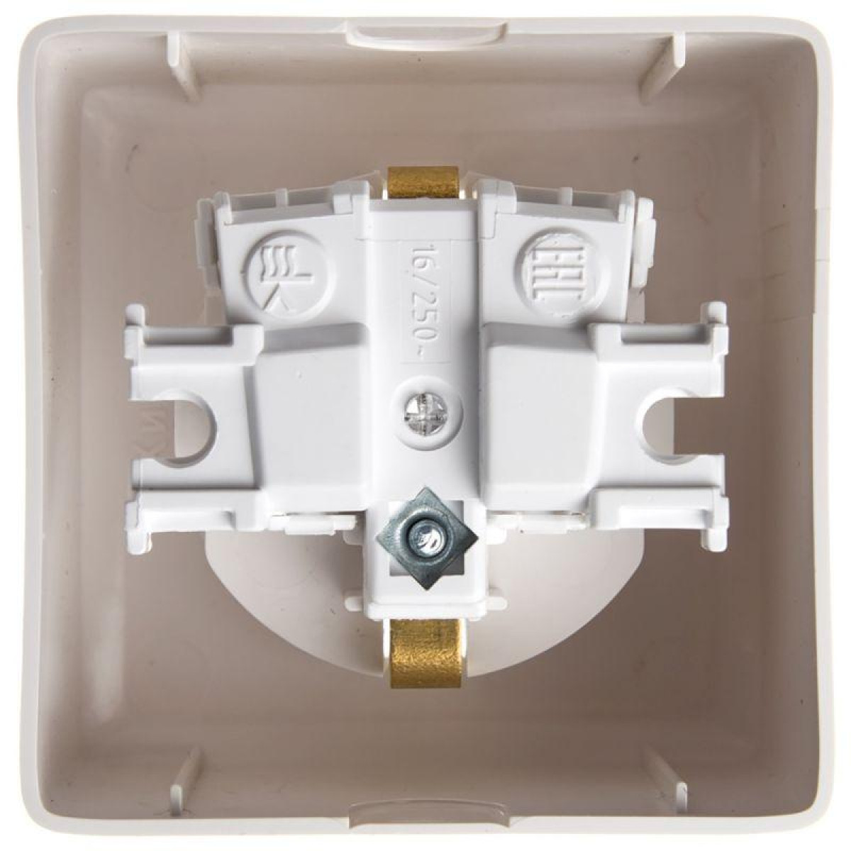 Изображение товара Розетка Systeme Electric 1-м ОП Хит 16А IP20 белая с заземлением