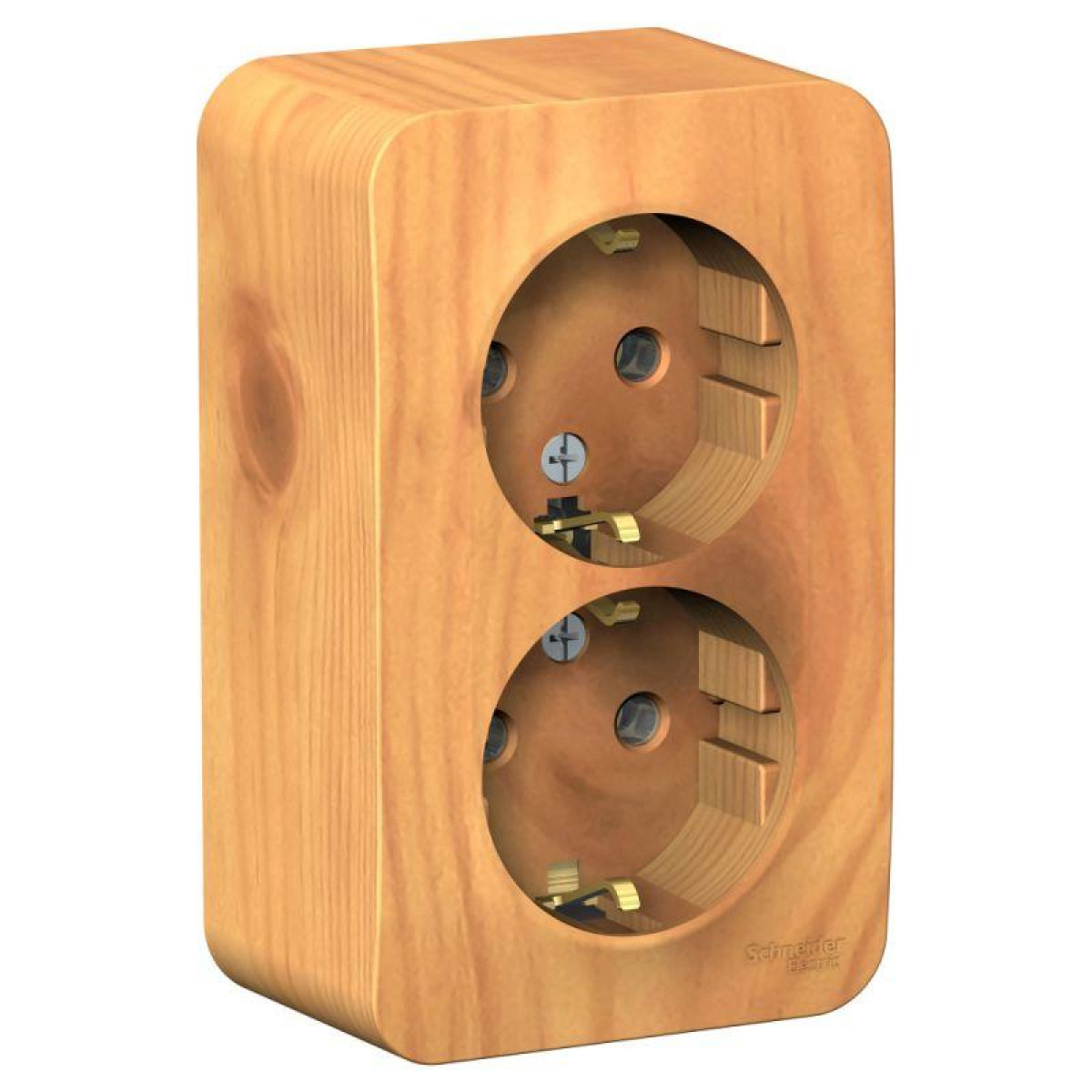 Изображение товара Розетка Systeme Electric Blanca 2-м ОП IP20 16А 250В без защиты шторками, Россия