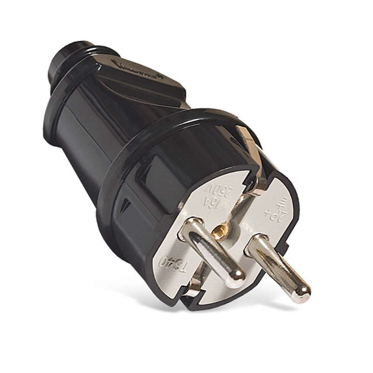 Изображение товара Вилка электрическая прямая 16А 250В с заземлением UNIVersal IP20