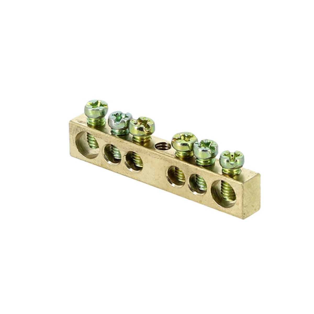 Изображение товара Высоковольтная шина PEN 6х9 из латуни EKF с 6 отверстиями