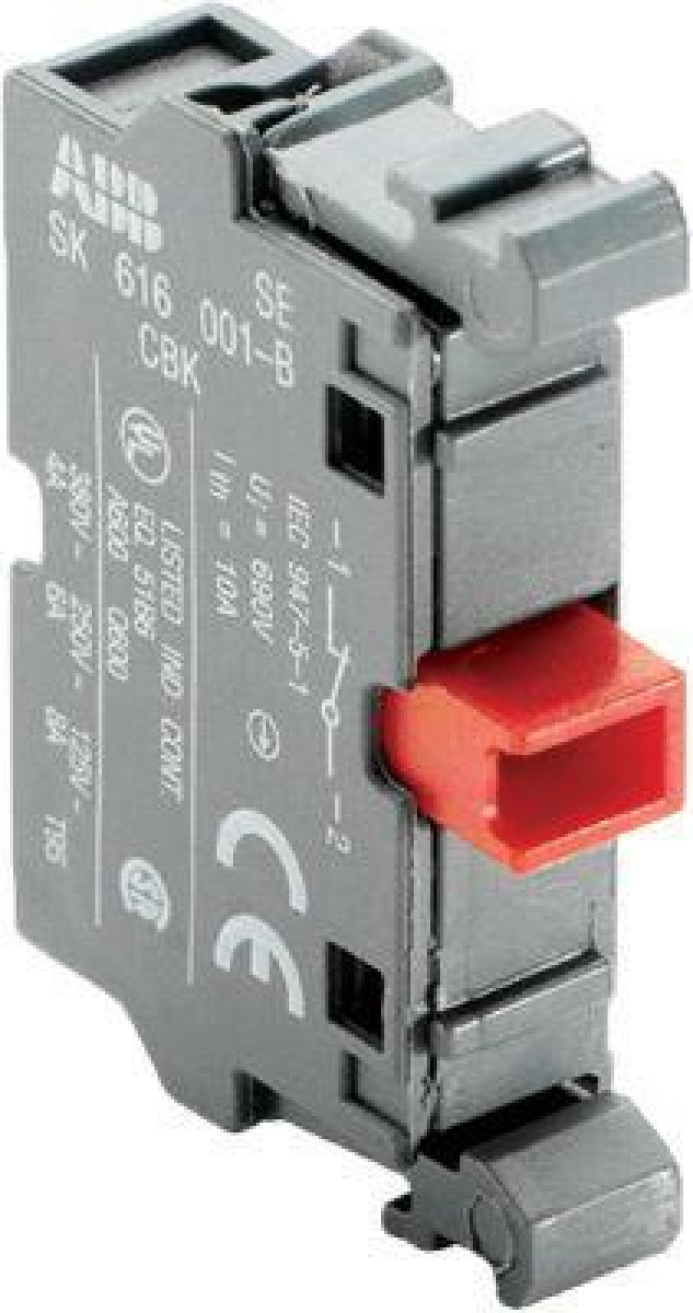 Изображение товара Низковольтное и промышленное электрооборудование ABB Блок контактов MCB-01 фронт. монтаж 1Н3