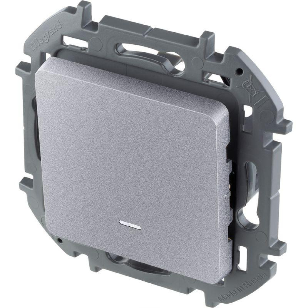 Изображение товара Выключатель Inspiria 1-кл., IP20, 10А, с подсветкой, лаковое покрытие