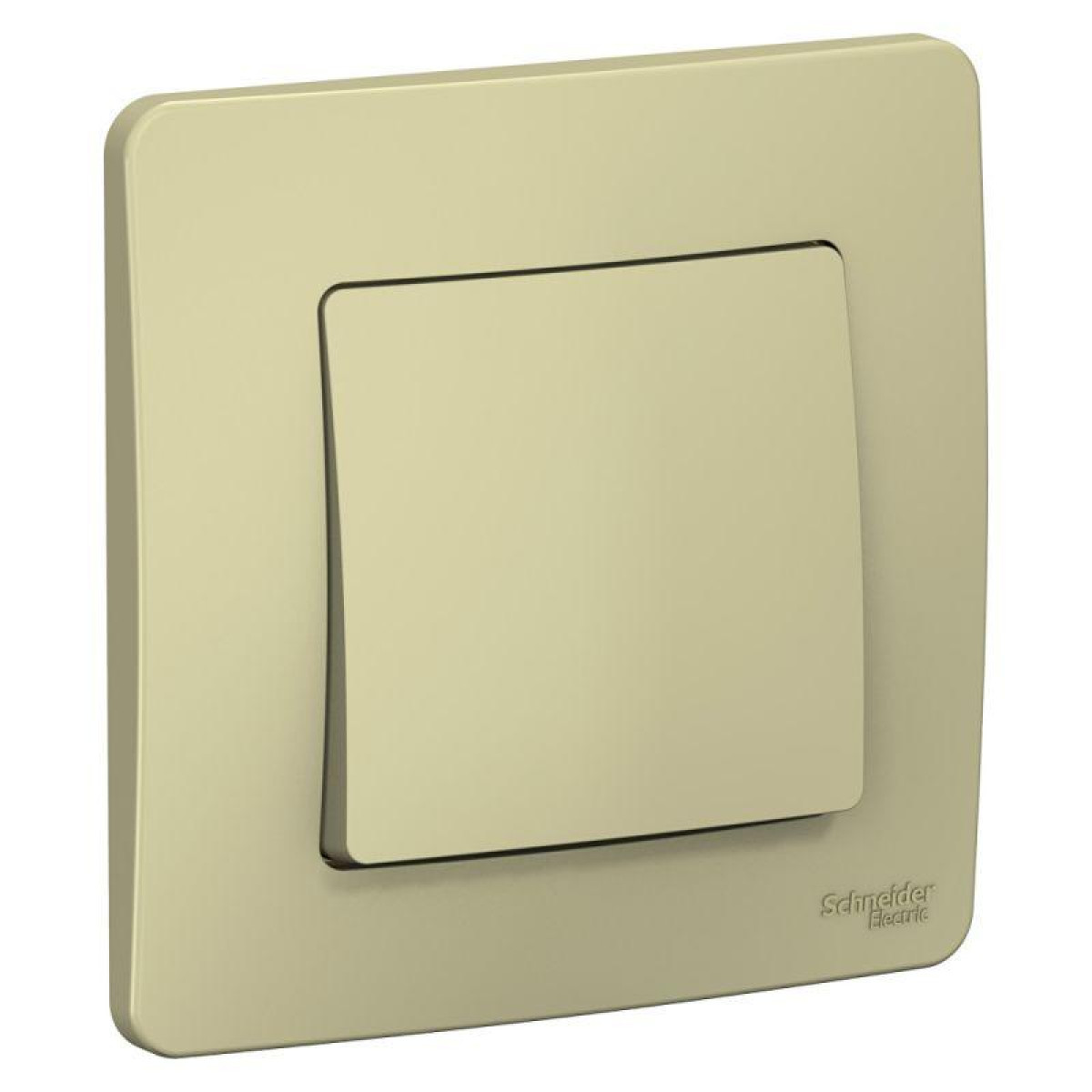 Изображение товара Выключатель 1-кл. с защитой IP20 и металлической крышкой 10А бежевый