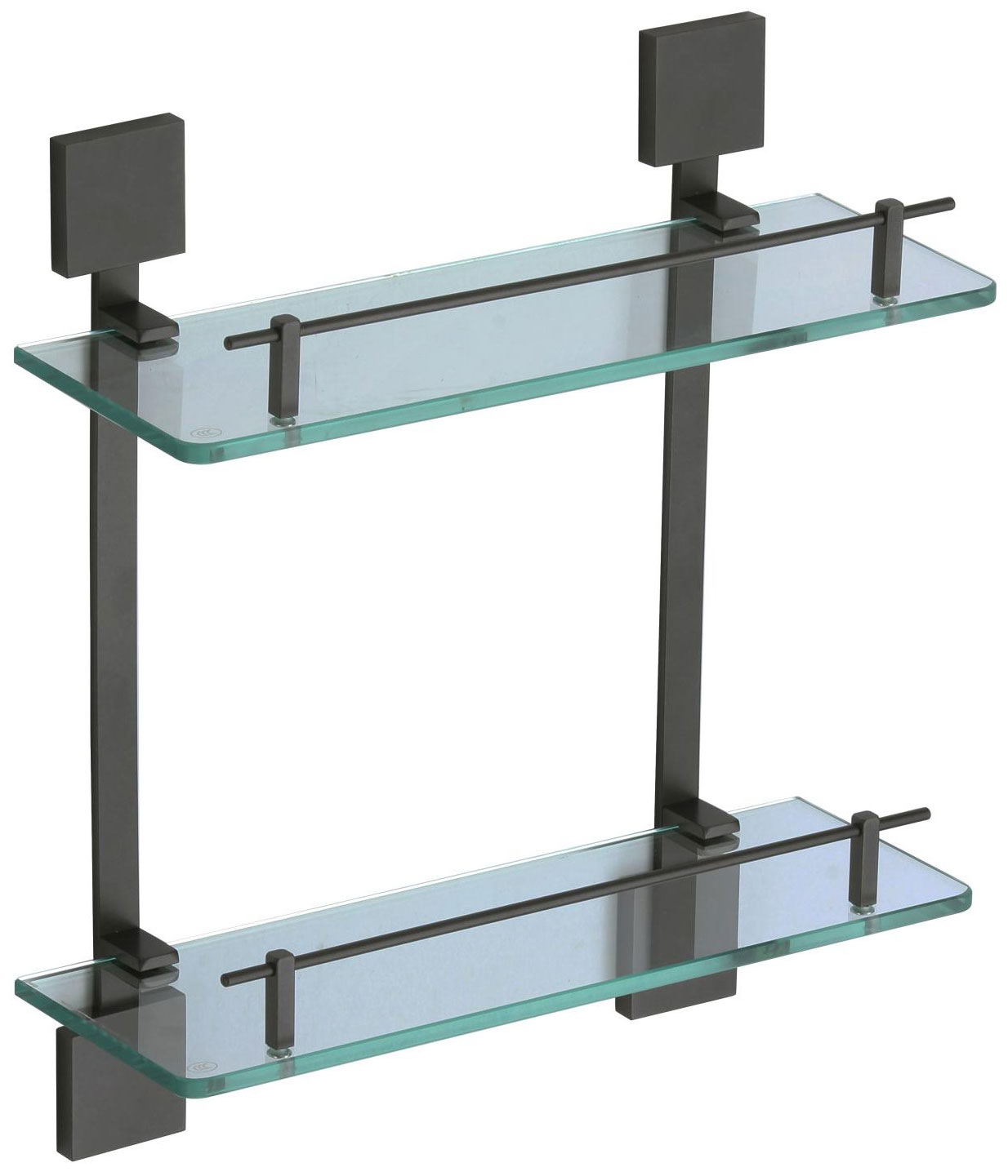 Изображение товара Полка прямая Savol двойная стеклянная 40 см S-06522H