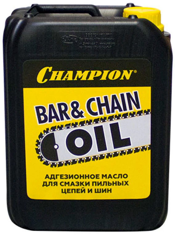 Изображение товара Масло для смазки пильных цепей и шин Champion 5л надежное масло для пил