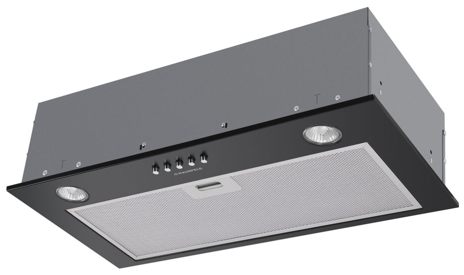 Изображение товара Вытяжка Maunfeld CROSBY SINGL 60 черный - мощная и стильная кухонная вытяжка