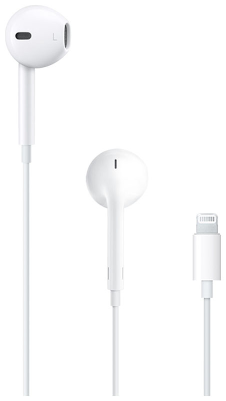 Наушники Apple EarPods с коннектором Lightning. Apple EarPods with Lightning Connector MMTN2