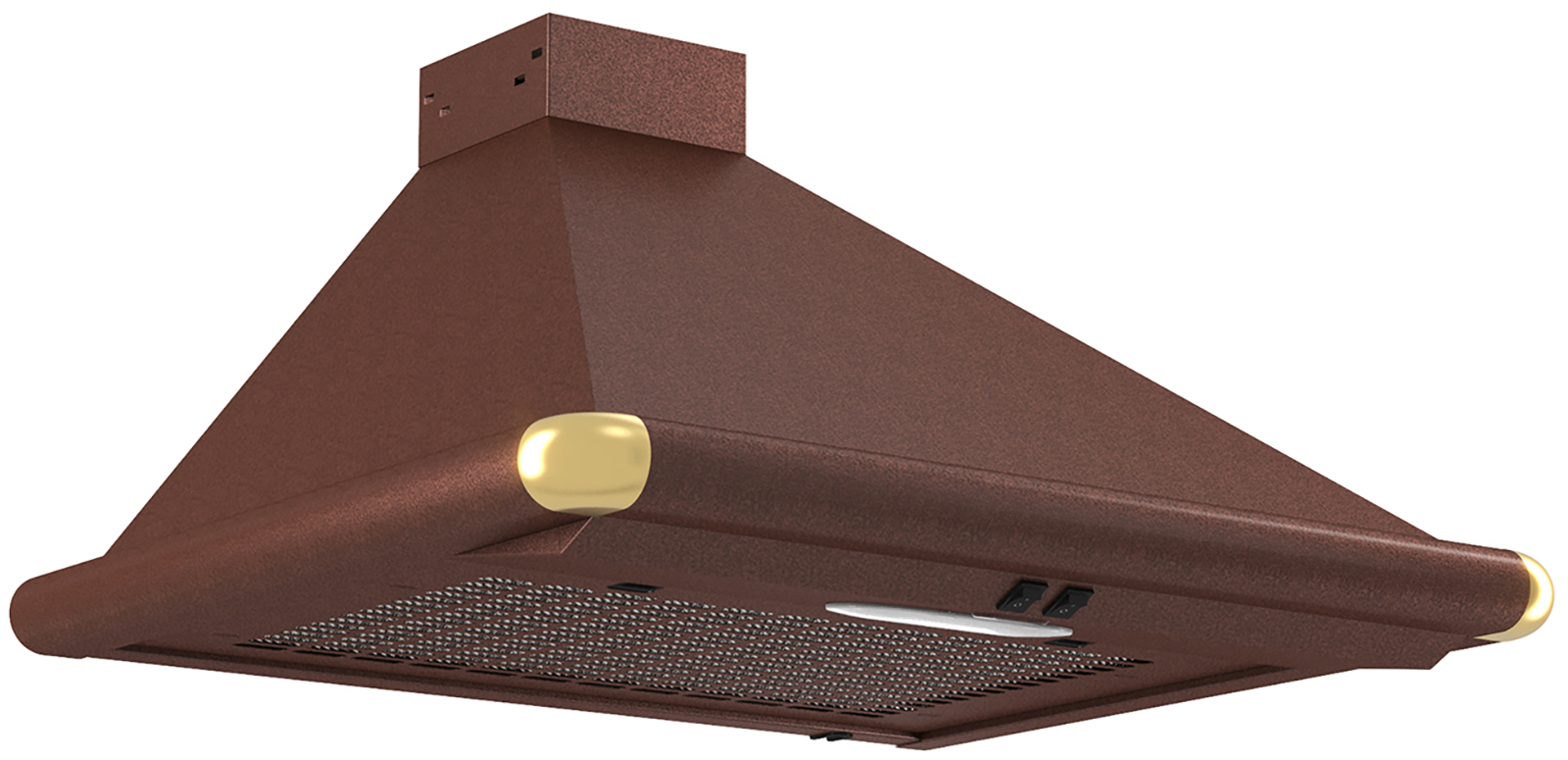 Изображение товара Вытяжка Elikor Сатурн 60П-180-В1Л купольная медный антик с золотом 180 м3/час
