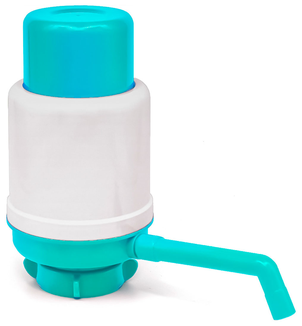 Изображение товара Помпа механическая Aqua Work Дельфин ЭКО бирюзовая для воды 12 или 19 литров