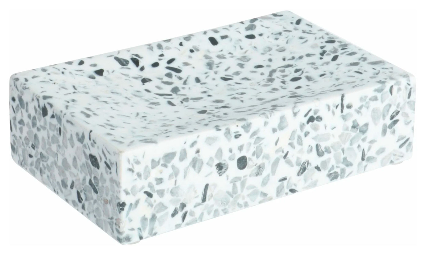 Изображение товара Мыльница Fixsen Punto FX-200-4 современный дизайн из терраццо и полирезина