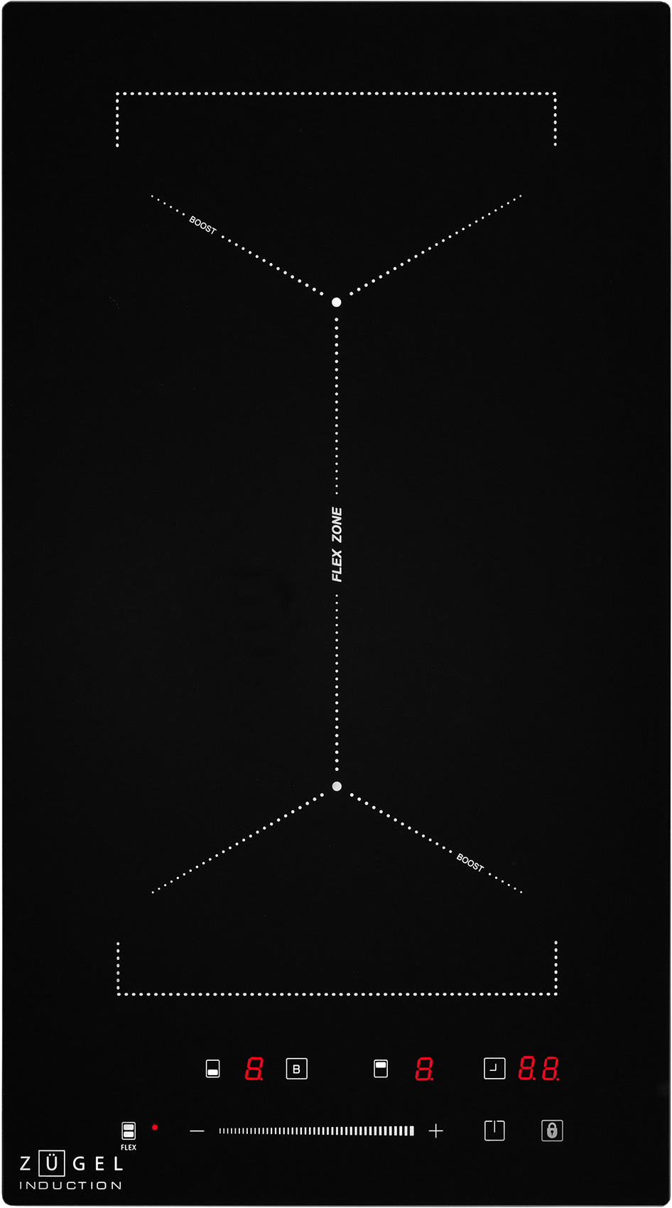 Изображение товара Электрическая варочная панель Zugel ZIH294B с индукционными конфорками