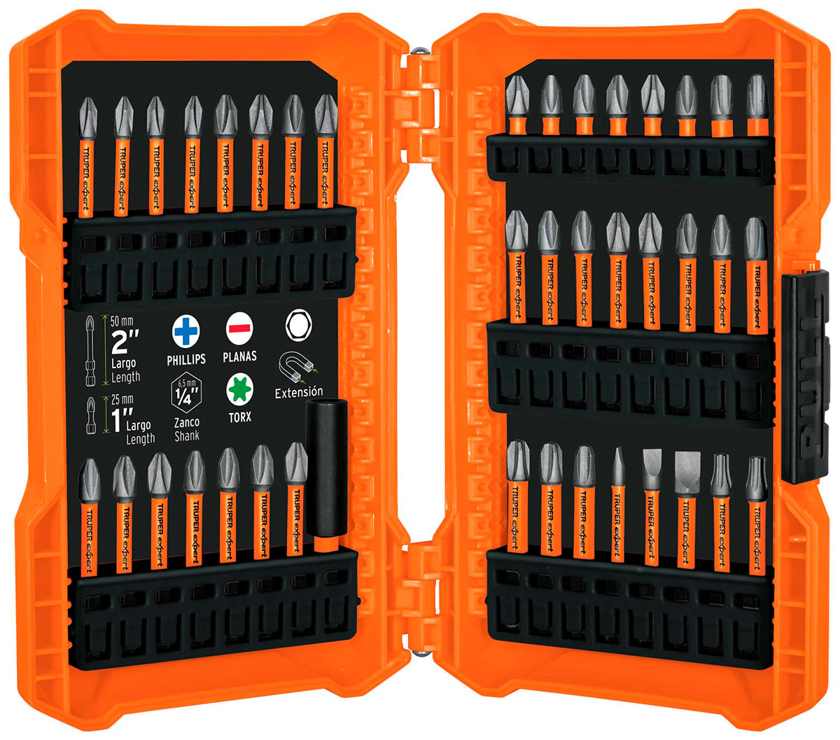 Изображение товара Набор ударных бит Truper PUN-40IX 101966, 40 предметов