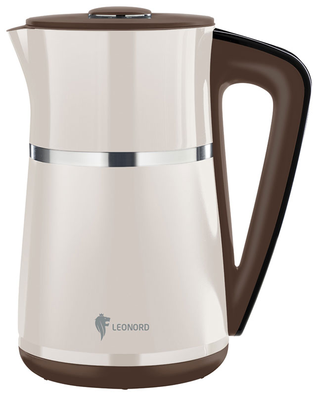 Изображение товара Чайник электрический Leonord LE- 1512 1.7 л, бежевый (106189)