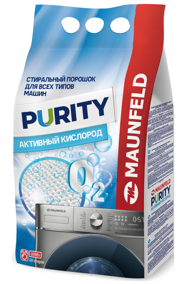 Изображение товара Стиральный порошок Maunfeld Purity Активный кислород Automat, 6000 г (MWP6000SO)
