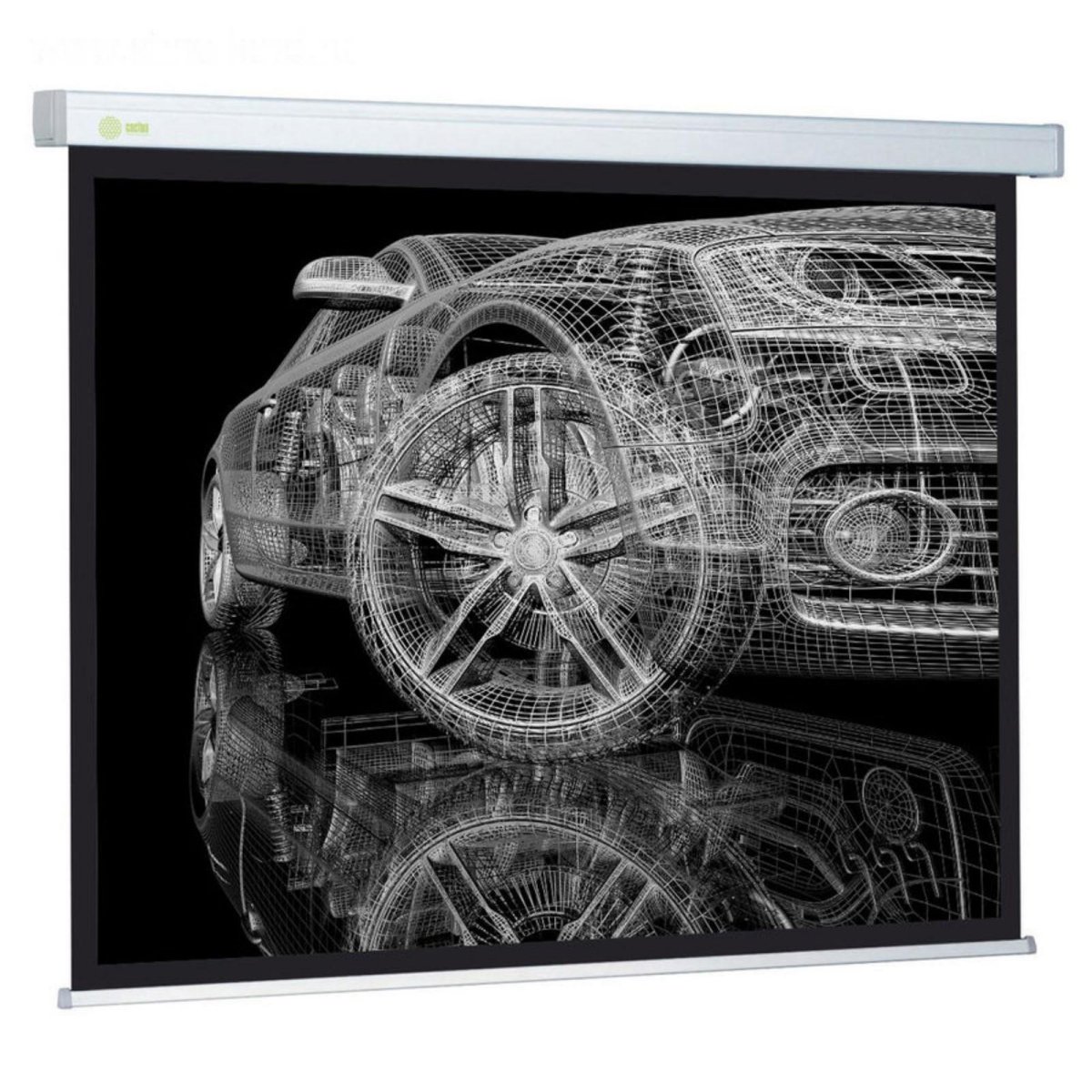 Изображение товара Экран Cactus 206x274см Wallscreen 4:3 настенно-потолочный рулонный белый