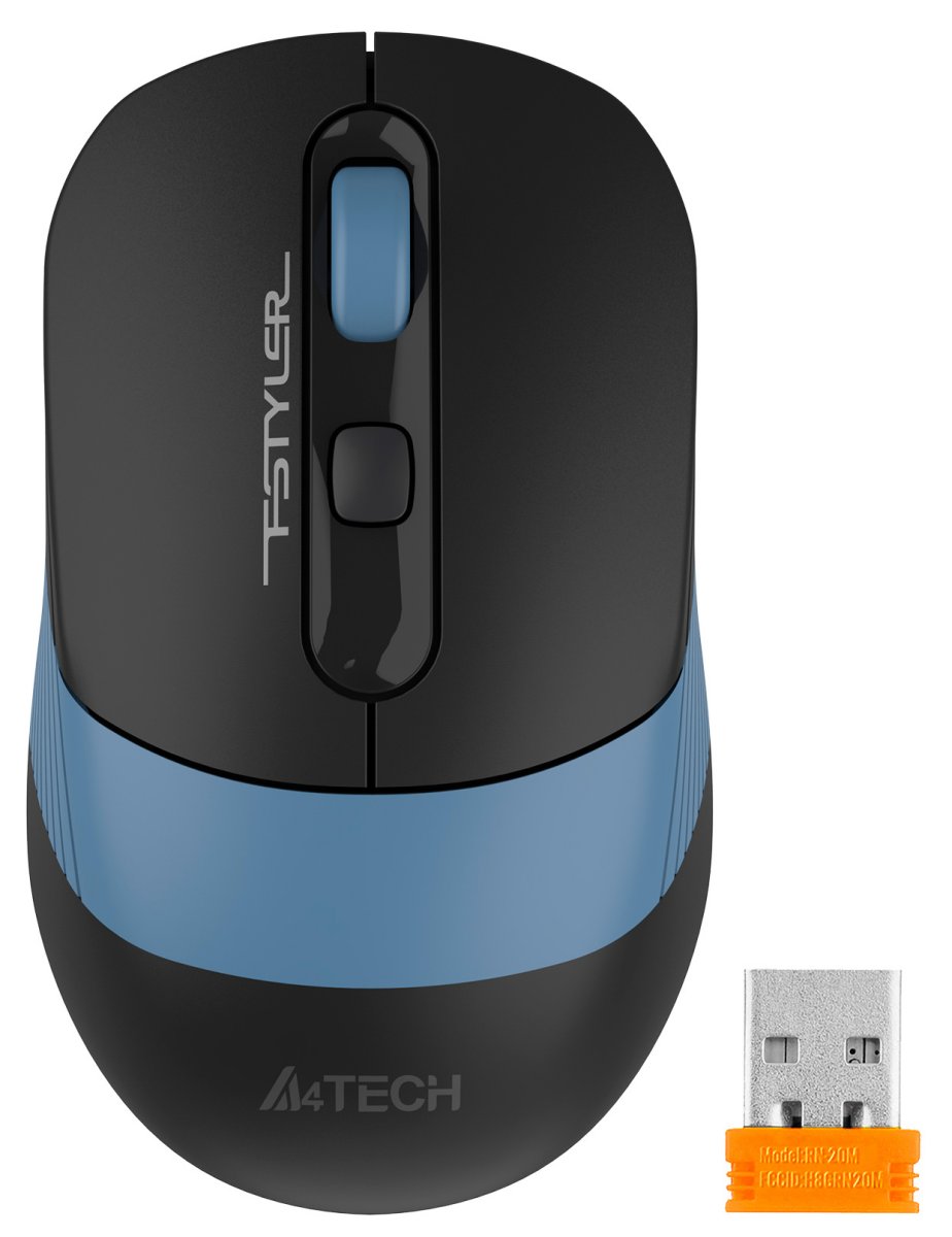Изображение товара Беспроводная мышь A4Tech Fstyler FB10C черный с подсветкой и колесом