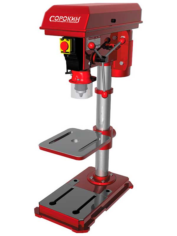 Изображение товара Станок вертикально-сверлильный Сорокин 20.500 с 5 скоростями и регулировкой
