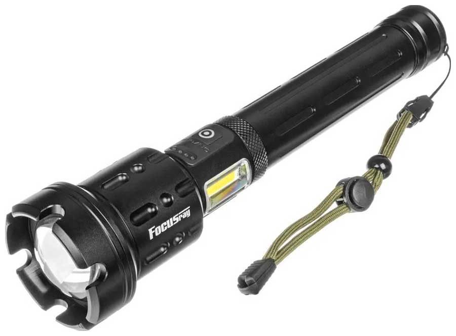 Изображение товара Фонарь FOCUSray XP90, 30 Вт, 2х26650 mAH (1260)