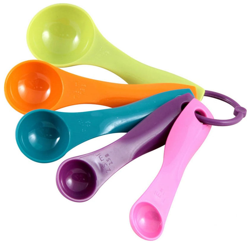 Изображение товара Ложки мерные Mallony 5 штук, 1/25/5/75/15 мл (003955)