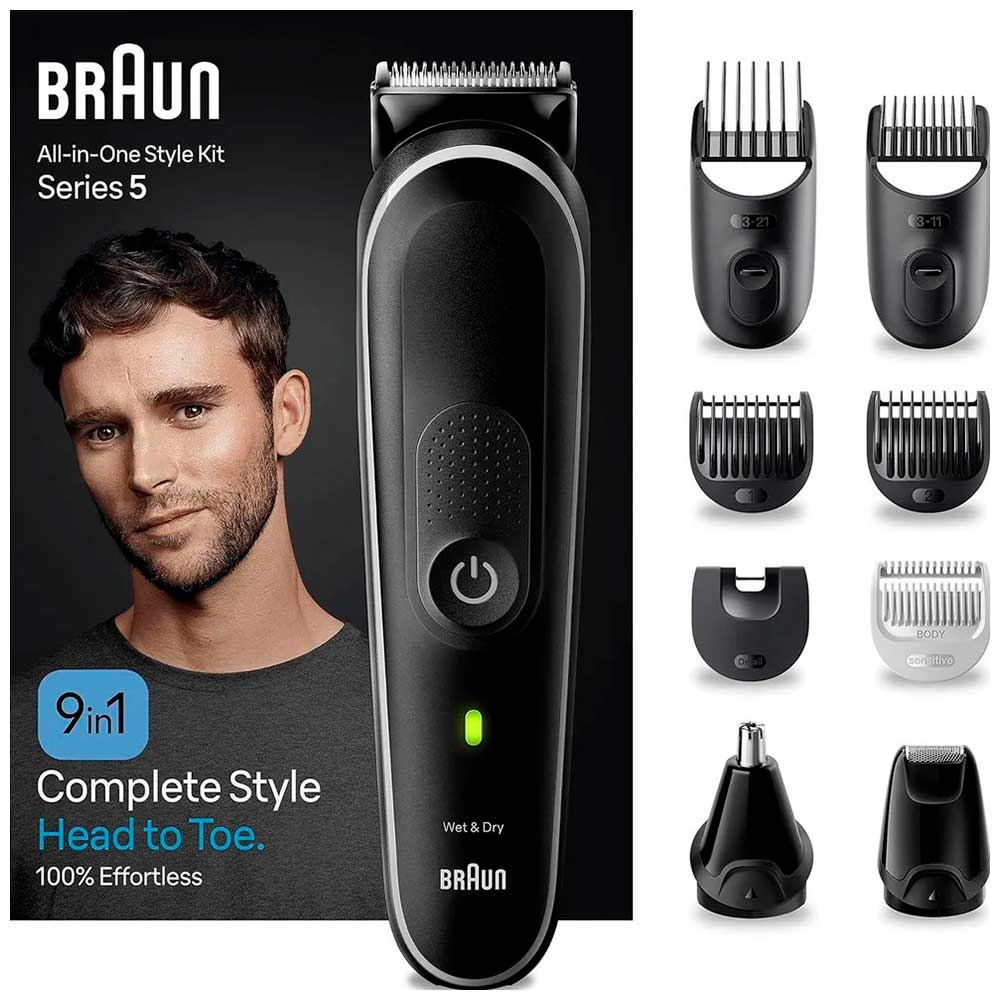 Триммер для волос  Braun MGK5410, универсальный, 9в1 (тип 5544) Триммер для волос  Braun MGK5410, универсальный, 9в1 (тип 5544)