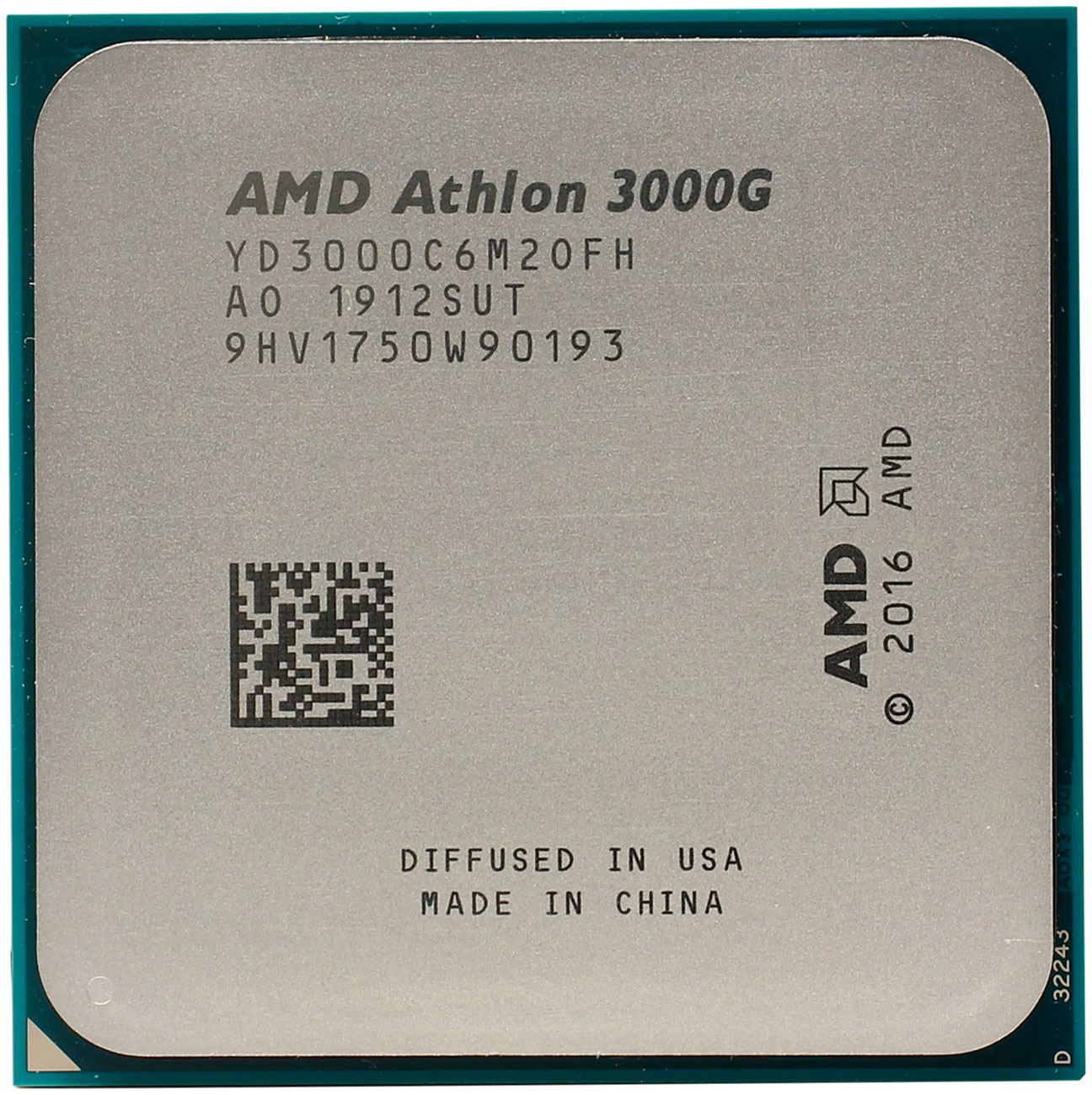 Изображение товара Процессор AMD Athlon 3000G AM4 OEM (YD3000C6M2OFH)