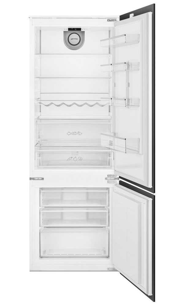 Изображение товара Встраиваемый двухкамерный холодильник Smeg C475VE белый с нижней морозилкой