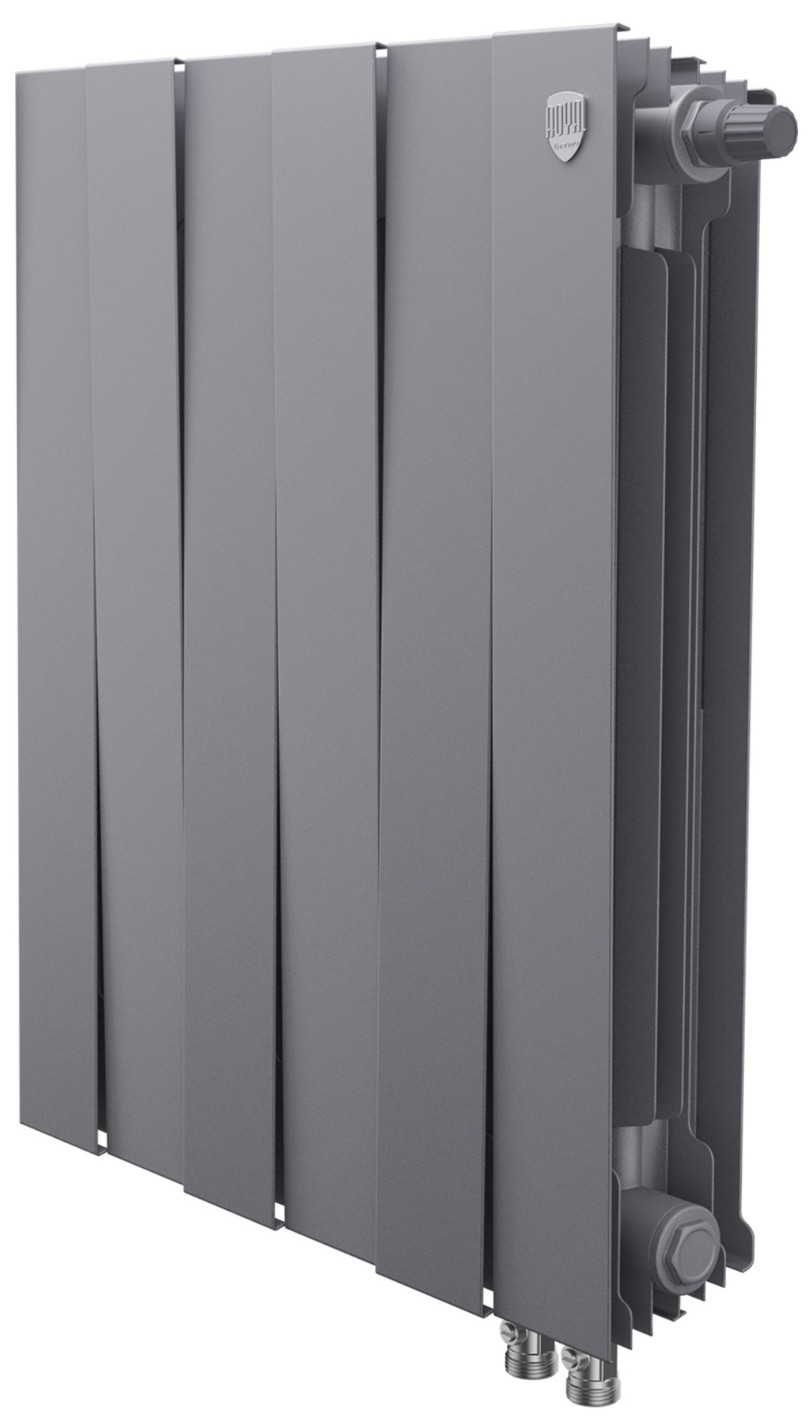 Изображение товара Радиатор Royal Thermo PianoForte 500 Silver Satin VDR80 6 секций биметалл