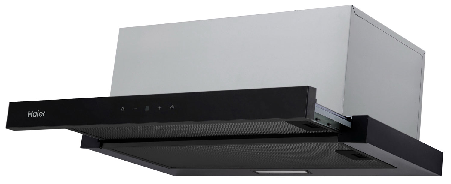 Изображение товара Телескопическая вытяжка Haier HVX-T662BB с сенсорным управлением и LED освещением