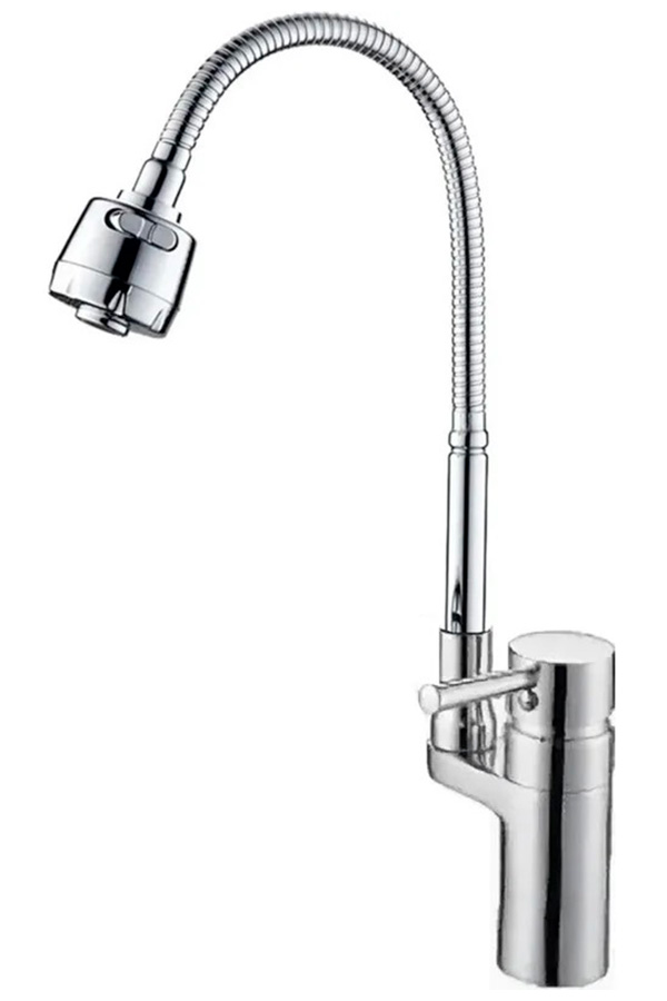 

Смеситель для кухни с гибким изливом D-Lin хром (D157315-T)