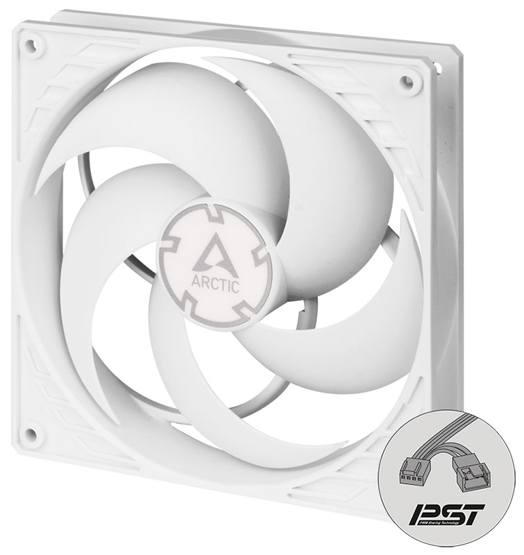 Изображение товара Вентилятор для корпуса Arctic P14 PWM PST white/white (ACFAN00197A)