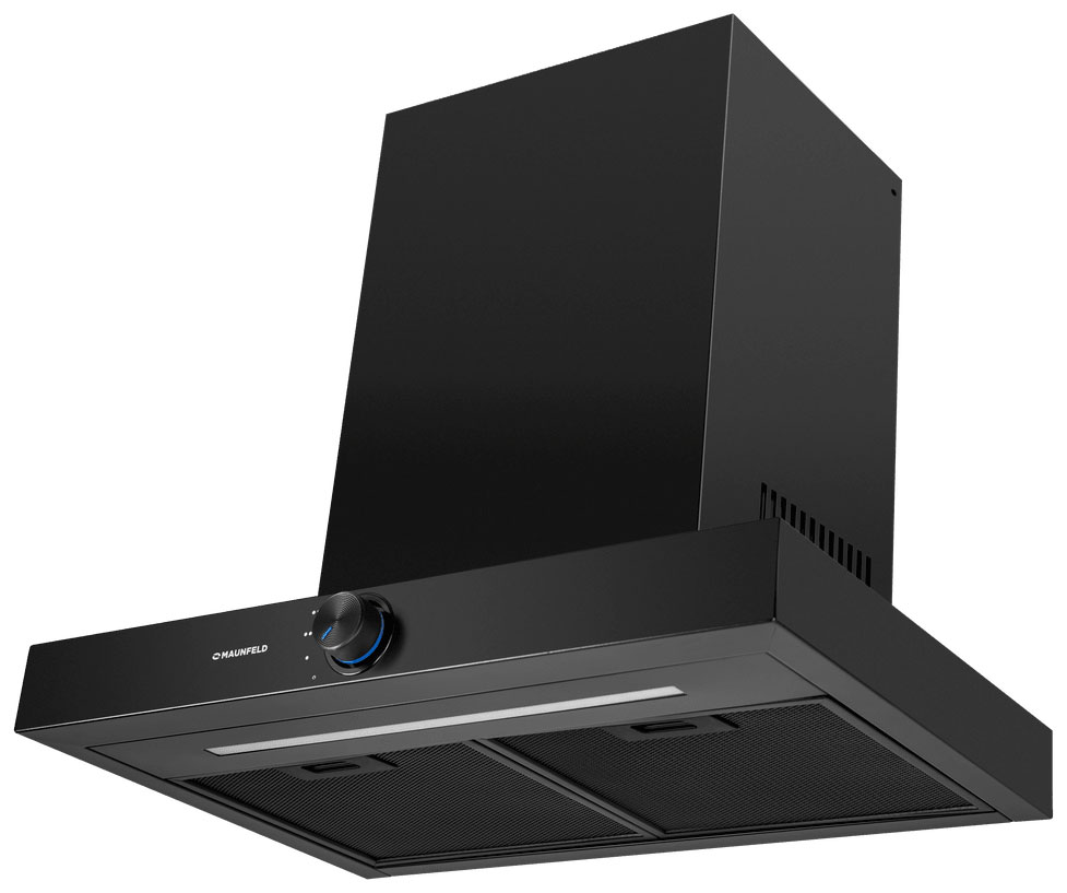 Изображение товара Вытяжка Maunfeld Comfort 60 T черная – современная кухонная модель с фильтрами и хорошей мощностью