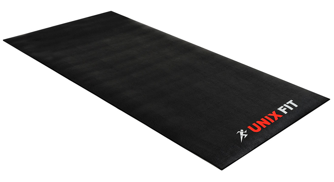 Изображение товара Коврик для кардиотренажеров Unix Fit 150x90x0.6 см из ПВХ для защиты пола и снижения шума