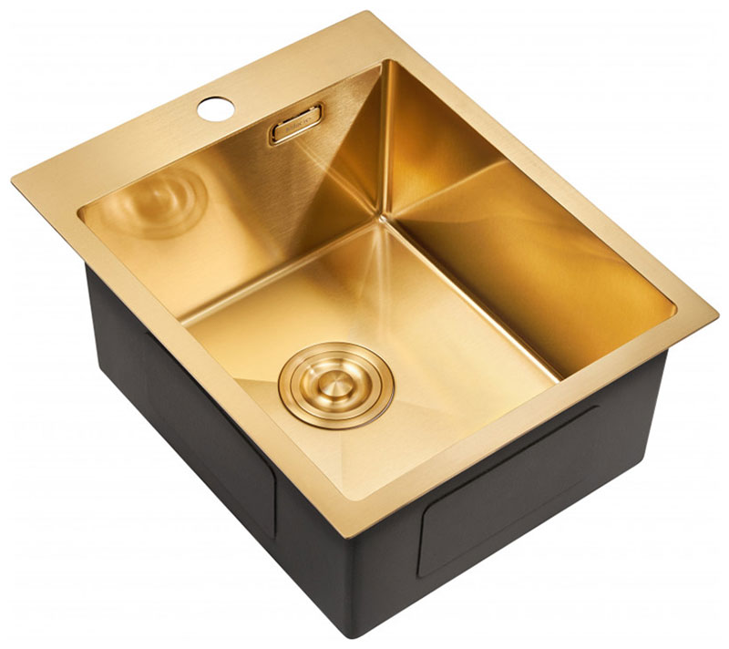 Изображение товара Кухонная мойка Milacio Denia 41 Steel (MC.77468) золото