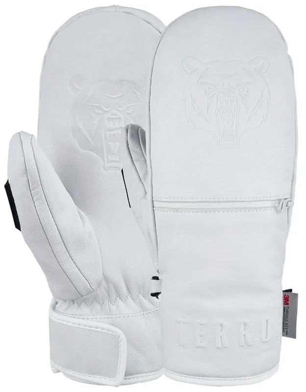 Изображение товара Варежки Terror LEATHER Mitten Размер M Цвет Белый