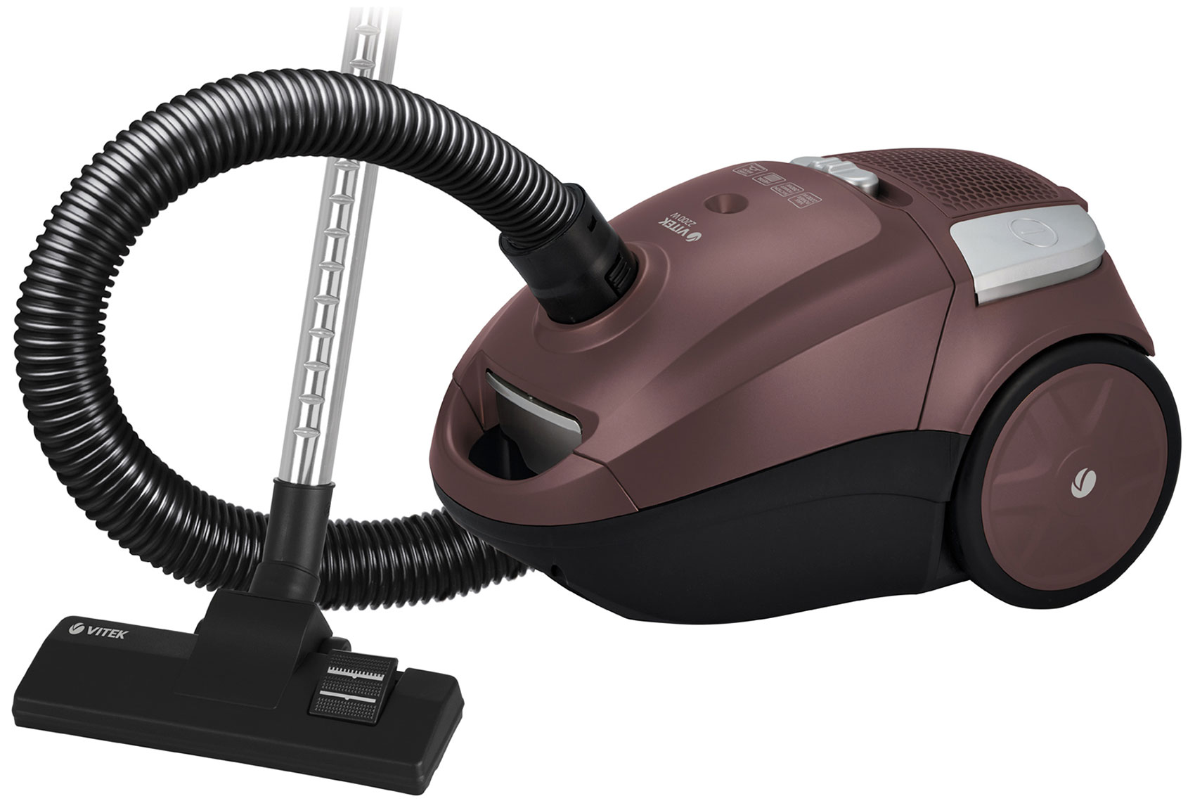 Пылесос напольный Vitek VT-8138, коричневый/черный Пылесос напольный Vitek VT-8138, коричневый/черный
