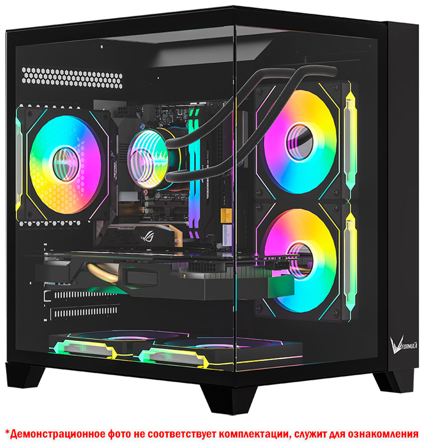 Изображение товара Компьютерный корпус Formula CRYSTAL Z9M Black