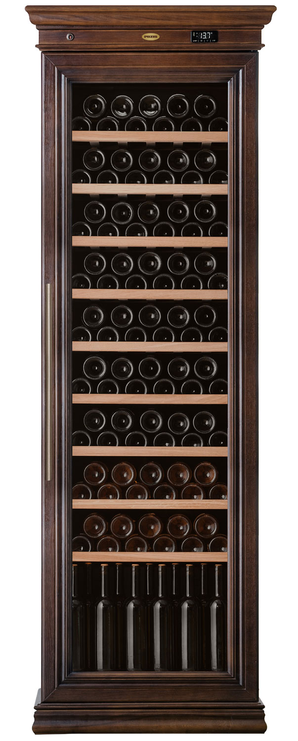 Изображение товара Винный шкаф Pozis ШВ-120 темная вишня для хранения и демонстрации вин