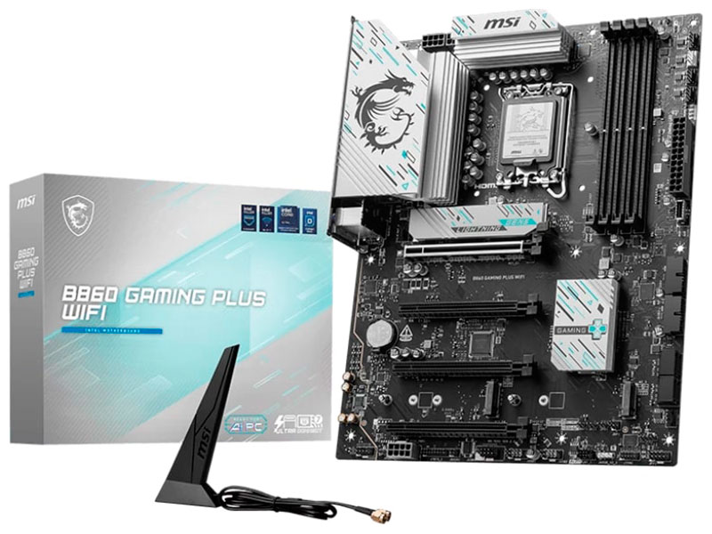Изображение товара Материнская плата MSI B860 GAMING PLUS WIFI LGA1851 ATX для современных ПК