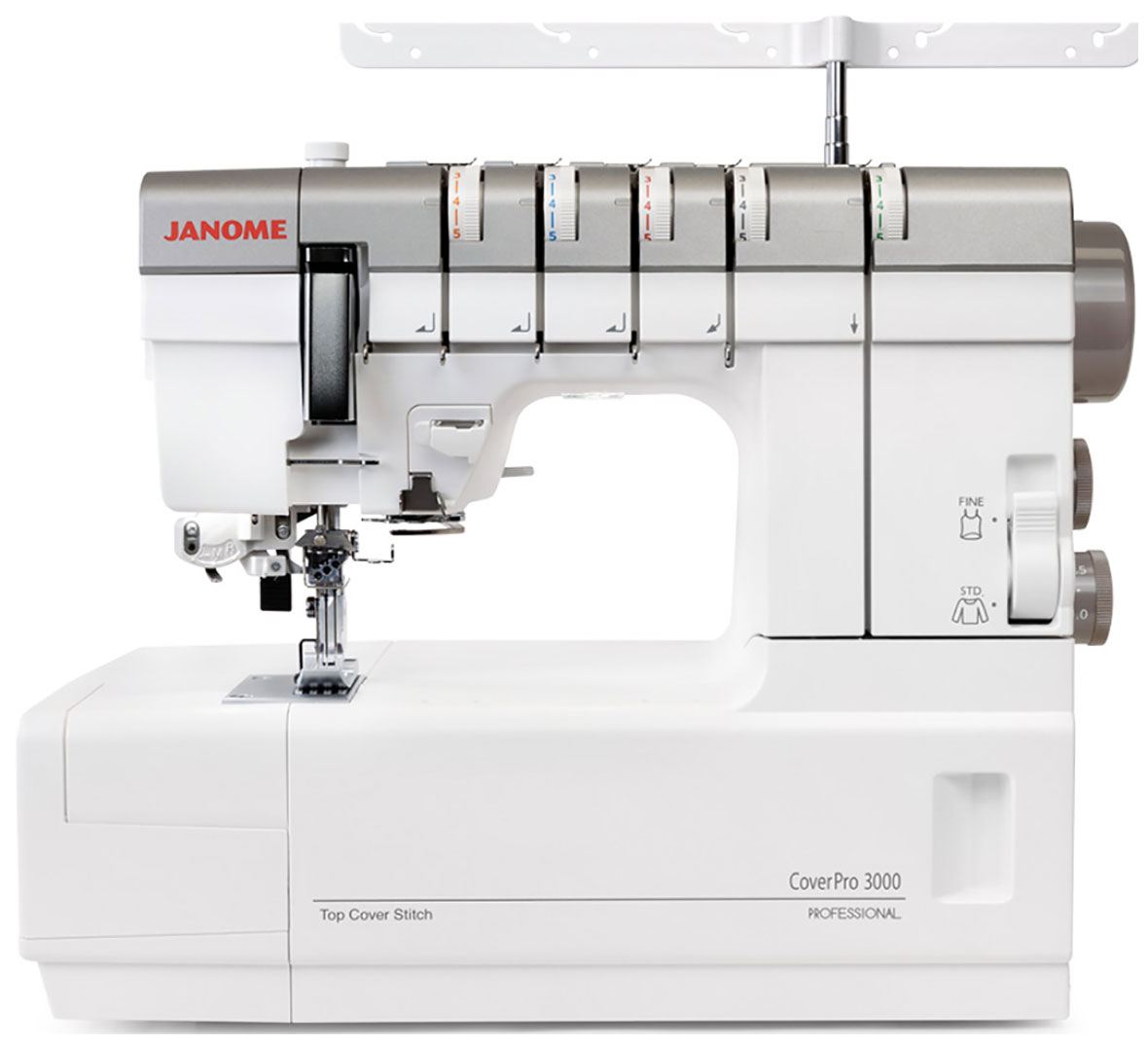 Изображение товара Распошивальная машина Janome CoverPro 3000P белая профессиональная