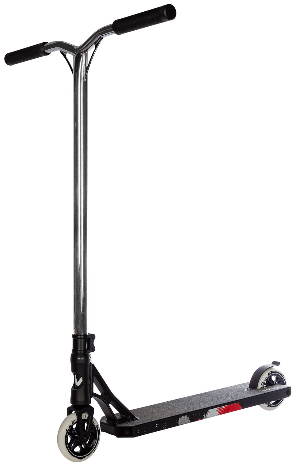 Изображение товара Трюковый самокат Novatrack Psycho 90 алюминий 110 мм черный серебристый