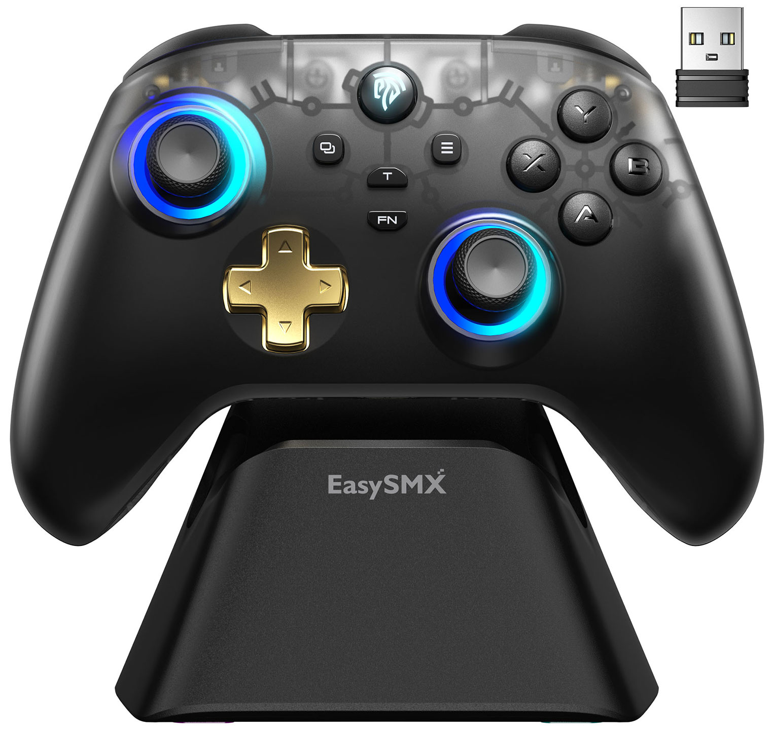 Изображение товара Беспроводной геймпад EasySMX D05 с зарядной базой для ПК и смартфонов